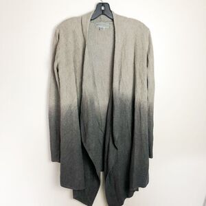 Barefoot Dreams CozyChic Lite Drape Front Dip Dyed Cardigan S/M